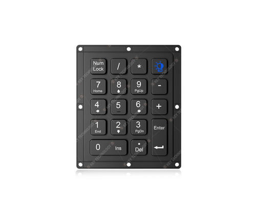 Einbaufähige Tastatur - K-TEK-M87KP-18-BL-KC-ML - Key Technology China Limited - mit mechanischen Tasten / 18 Tasten / für die Transportindustrie
