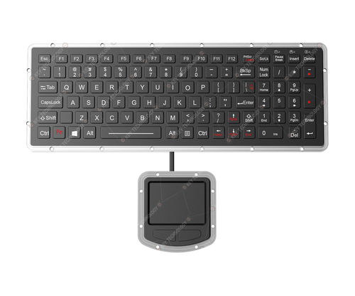 Einbaufähige Tastatur - K-TEK-M327KP-FN-BL-NV-151B-DWP+M73TP - Key Technology China Limited - mit mechanischen Tasten / 101 Tasten / 2 Maustasten