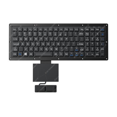 Einbaufähige Tastatur - K-TEK-M315KP-FN-BL-FC-KC-EP+TP85-DML+2K - Key Technology China Limited - mit mechanischen Tasten / 2 Maustasten / 102 Tasten