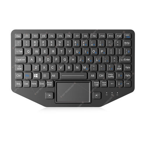 Einbaufähige Tastatur - K-TEK-M275TP-FN-BL-KC-ANA-151B-AL - Key Technology China Limited - Kohlenstoffkontakt / 2 Maustasten / mit FN-Taste