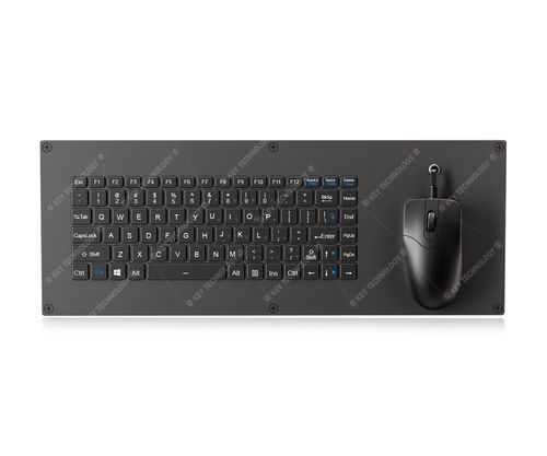 Einbaufähige Tastatur - K-TEK-V455-FN-BL-FC-SC-ANA-151B-M58-OMS - Key Technology China Limited - mit scissor switches / 86 Tasten / mit Maus