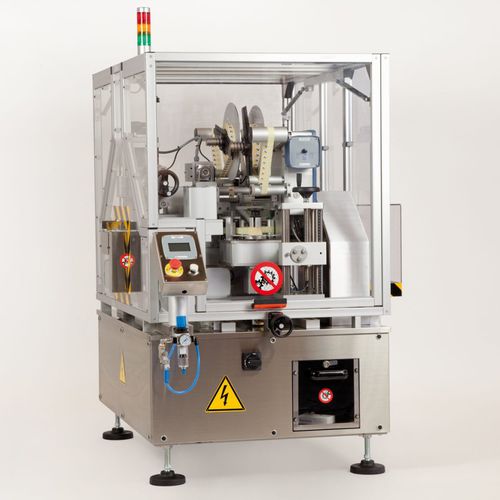 Automatische Etikettiermaschine - PHARMA SEAL - Etipack - für Karton / für Kisten / zur Seitenetikettierung