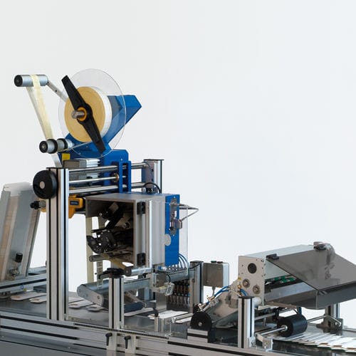 Automatische Etikettiermaschine - System 9 - Etipack - für Säcke / zur Oberseitenetikettierung / zur Unterseitenetikettierung