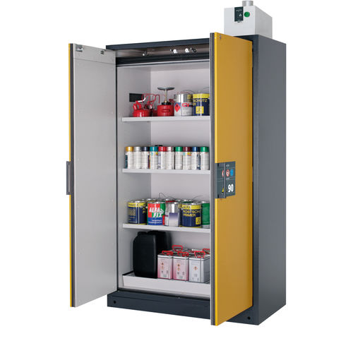 Lagerschrank - Q-LINE - asecos GmbH - Sicherheit / bodenstehend / Flügeltüren