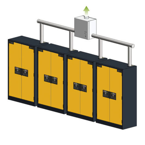 Abzuganlage mit Abluftüberwachung - HF.EA.8678 - asecos GmbH - Gas / Dampf