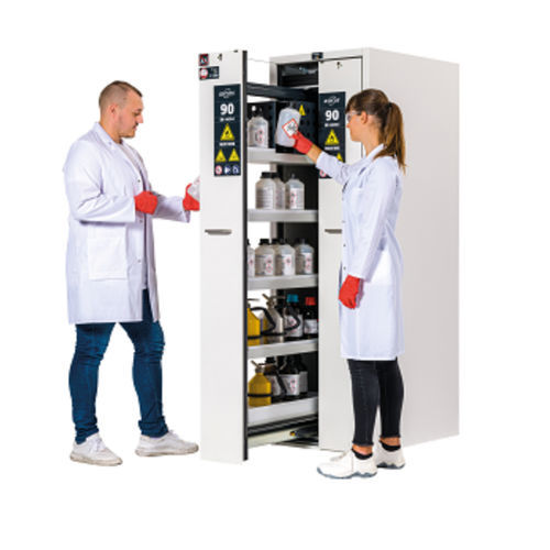 Lagerschrank - V-CLASSIC-90 MULTIRISK - asecos GmbH - Sicherheit / bodenstehend / mit 2 Schubladen