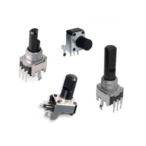 Drehbarer Potentiometer - 09VR series - CTS Electronic Corporation (Thailand), Ltd. - manuell / Carbon