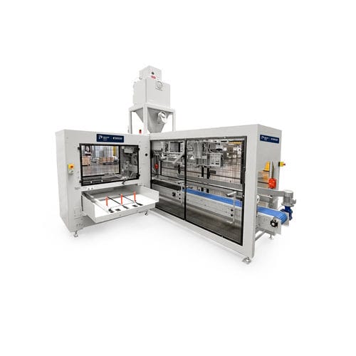 Absackmaschine per Gewicht - CHRONOS OML-1060 B - Bühler Group - vollautomatisch / im kissenförmigen Beutel / für großen Beutel