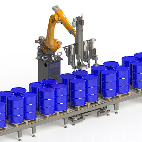 Vollautomatische Füllmaschine - RF - AiCROV - für Fässer auf Paletten / IBC / für Farben