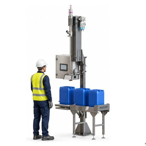Halbautomatische Füllmaschine - AiCROV - für Flaschen / für Töpfe / für Kanister
