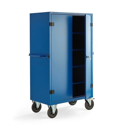 Lagerschrank - 220861 - AJ Produkter - auf Rollen / Fachböden / Stahlblech