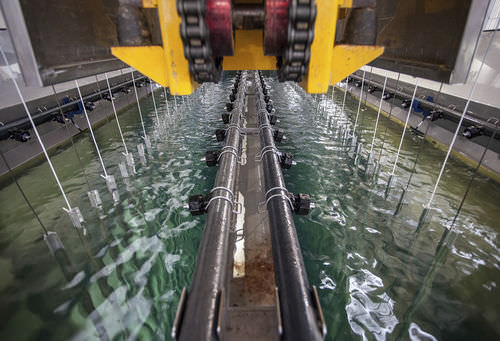 Vertikaler Pulverbeschichtungsanlage - FOX® - SAT S.p.A. (Surface Aluminium Technologies)