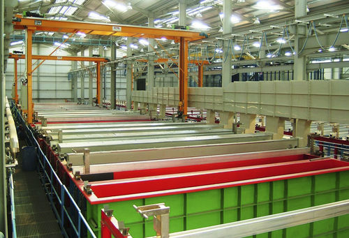 Automatischer Anodisieranlage - SAT S.p.A. (Surface Aluminium Technologies)