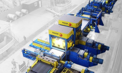 Querteilanlage für Aluminium - Fagor Arrasate S.Coop. - für Platten / Aufspulen / automatisch