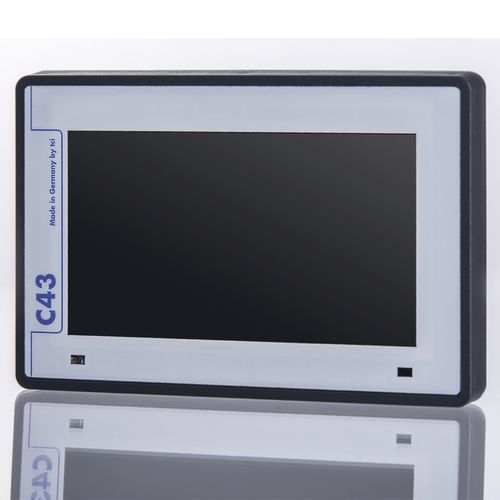 SPS auf Ethernet-Netz - C43-XS - TCI - mit integriertem HMI Touchscreen