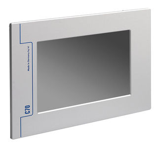 SPS für Schalttafelmontage - C70-XS - TCI - auf Ethernet-Netz / für Feldbus / mit integriertem HMI Touchscreen