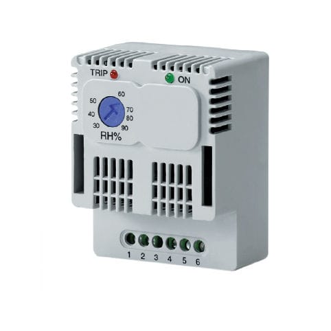 Elektronischer Thermo-Hygrostat - EUH series - Alfa Electric - für DIN-Schiene / mit LED-Anzeige
