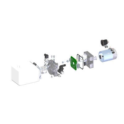 Hydraulikaggregat mit Hydraulikmotor - HYDRONIT Srl - für Industrie-PC / kompakt / modular