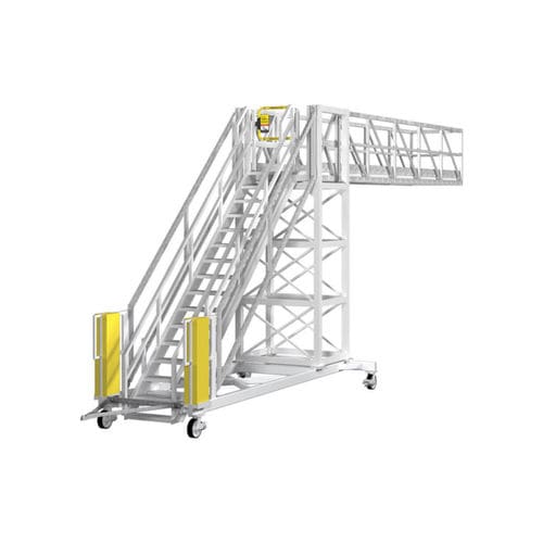 Arbeitsplattform - Safe Rack - Zugang / mobil / Bedienertür