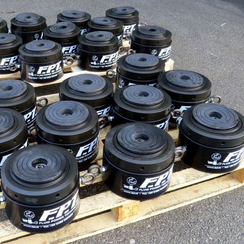 Hydraulikzylinder - CRMA GS - FPT Fluid Power Technology - mit Federrückstellung / Aluminium / flach
