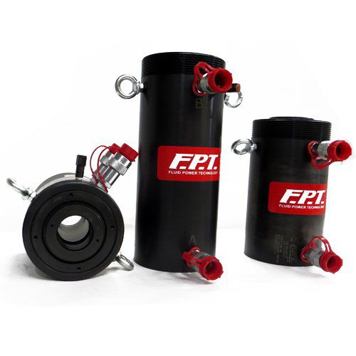 Hohlkolbenzylinder - CRI-FO series - FPT Fluid Power Technology - hydraulisch / doppeltwirkend / Hochtemperatur