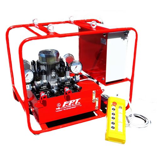 Hydraulikaggregat mit Elektromotor - FPT SPLIT FLOW  - FPT Fluid Power Technology - für Hubanwendungen / für Baustellen / Hochdruck