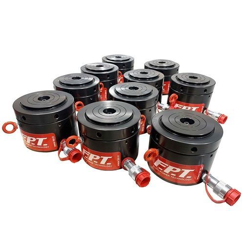 Zylinder mit Sicherungsmutter - CSE GS C - FPT Fluid Power Technology - hydraulisch / einfachwirkend / für Hubanwendungen