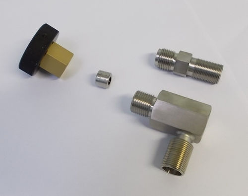 Hydraulikanschluss - OP236-908 - AREMECA - pneumatisch / Gewinde / rechtwinkelig