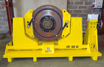 Elektrischer Drehtisch - wheel tilter - SAPEM - schwenkbar
