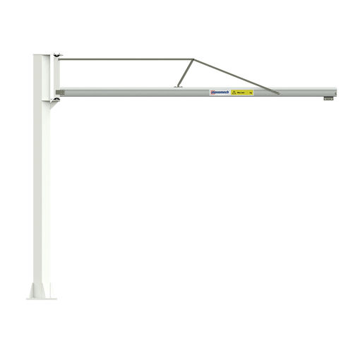 Säulenschwenkkran - Mechcrane™ LPS/APS series - Movomech - dreiwinkelig / mit Gelenk / Aluminium