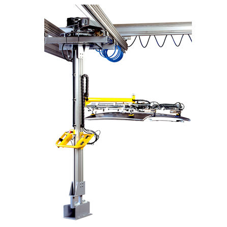 Pneumatischer Manipulator - Mechstick™ series - Movomech - elektrisch / mit Greifsystem / zum Anheben