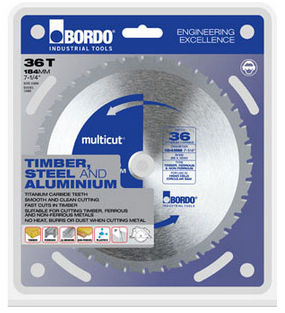 Kreissägeblatt - Multicut series - Bordo Industrial Pty ltd - TCT / für Stahl / für Nichteisenmetalle