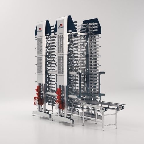 Kontinuierliches Handlingsystem - MUB - Mecatherm S.A. - vertikal / modular / flexibel