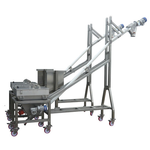 Schneckenförderer - GIMAT SRL - flexibel / für Pulver / für die Lebensmittelindustrie