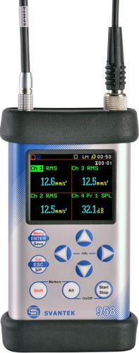 Analysator Schallpegelmesser - SVAN 958A - SVANTEK Sp. z o.o. - Klasse 1 / mit Datenerfassung / USB