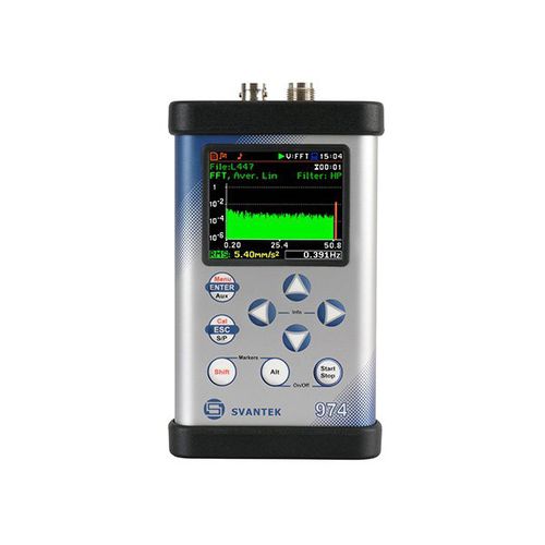 Schwingungsanalysegerät für Maschinenüberwachung - SVAN 974 - SVANTEK Sp. z o.o. - für die Umweltmesstechnik / tragbar / mit Datenlogger