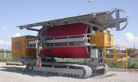 Kabeltrommel - stemmann-technik - motorisiert / für Steinbrüche / stationär