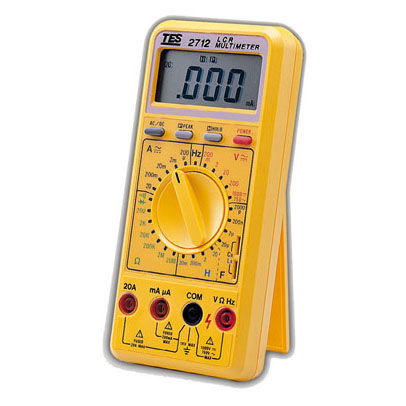 Digitales Multimeter - TES-2712 - TES Electrical Electronic Corp. - tragbar / 600 V / 20 A
