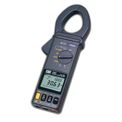 Digitale Strommesszange - TES-3063 - TES Electrical Electronic Corp. - tragbar / 600 V / 1000 A