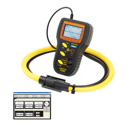 Grafik-Analysator - AFLEX-6300 - TES Electrical Electronic Corp. - für Stromnetz / Netzqualität / Oberschwingung