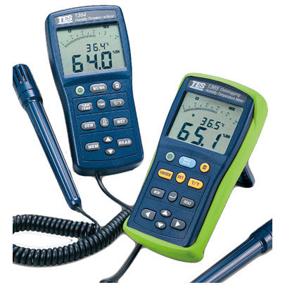 Digitales Thermo-Hygrometer - TES-13 series - TES Electrical Electronic Corp. - tragbar / Temperatur / relative Luftfeuchtigkeit