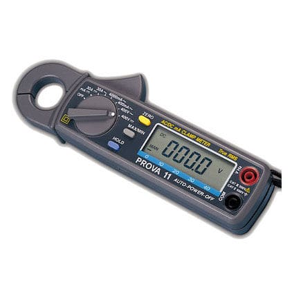 AC/DC-Strommesszange - PROVA-11 - TES Electrical Electronic Corp. - digital / tragbar / mit Messung der Kontaktspannung