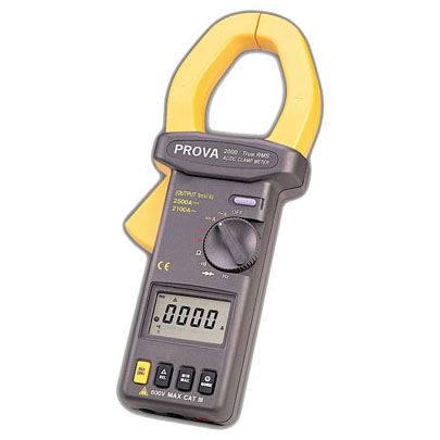 Digitale Strommesszange - PROVA-200 series - TES Electrical Electronic Corp. - tragbar / 600 V / 2500 A
