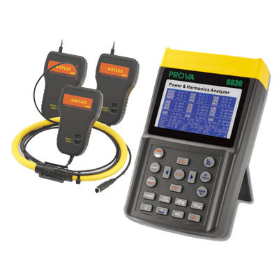 Stromnetz-Analysator - PROVA 6830A - TES Electrical Electronic Corp. - Leistung / Spannung / Leistungsfaktor