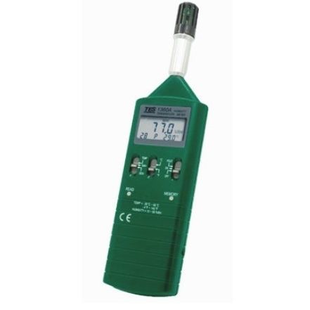 Thermo-Hygrometer / mit LCD-Display - TES-1360A - TES Electrical Electronic Corp. - mit Doppeldisplay / Handgerät / kompakt