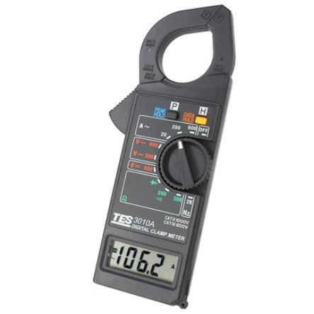 Digitale Strommesszange - TES-3010A - TES Electrical Electronic Corp. - tragbar / 1000 V / 600 A