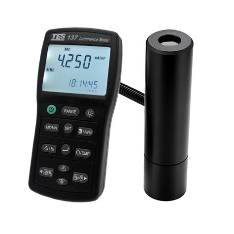 Digitales Leuchtdichte-Messgerät - TES-137 - TES Electrical Electronic Corp. - USB / mit Datenlogger