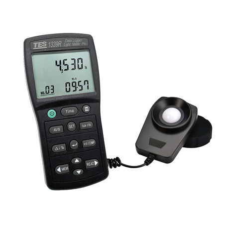 Digitales Luxmeter - TES-1339R - TES Electrical Electronic Corp. - mit Datenlogger / Hochgeschwindigkeit