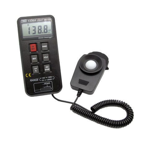 Digitales Luxmeter - TES-1336A - TES Electrical Electronic Corp. - mit Datenlogger / USB