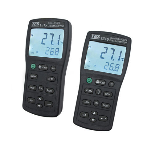 Thermoelement-Thermometer - TES-131 series - TES Electrical Electronic Corp. - mit LCD-Display / °C / °F
